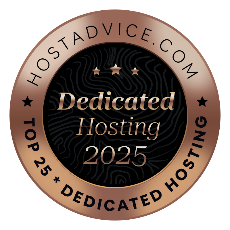 top 25 top dedicated hosting winners 2025